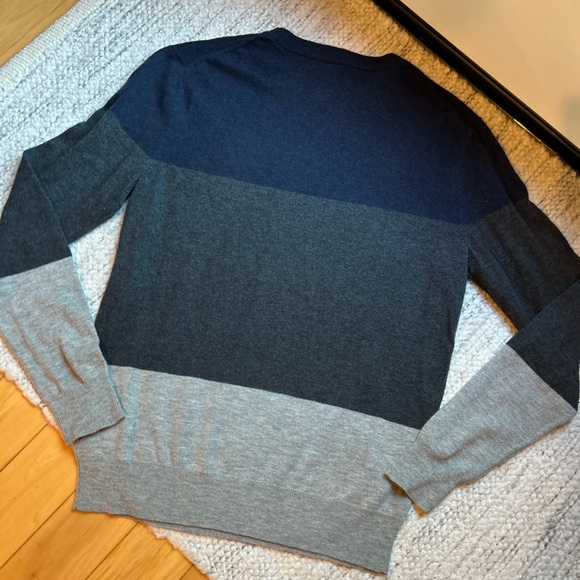 Mark Law Men’s Colorblock Wool Blend Sweater - Picture 8 of 10